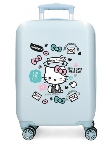 2151321 ABS SUITCASE 50CM 4W. HELLO KITTY YOU ARE CUTE